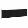 vidaXL Ausziehbare Seitenmarkise 140&times;514 cm Schwarz