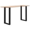 vidaXL Bartischbeine U-Form 2 Stk. Schwarz 40x(90-91) cm Stahl