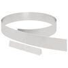 vidaXL Raseneinfassung 4 stk. 450 x 10 cm Edelstahl Silber