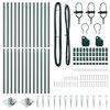 vidaXL Zaunpfosten 13 pcs Gr&uuml;n Stahl