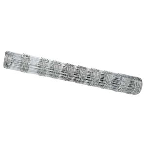 vidaXL Feldzaun Silber 50 x 1 m Verzinkter Stahl