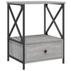 vidaXL Nachttische 2 Stk. Grau Sonoma 50x41x65 cm Holzwerkstoff