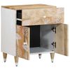 vidaXL Nachttisch 50x33x60 cm Massivholz Mango