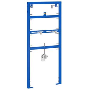 vidaXL Wandhalterung f&uuml;r Urinalsystem Blau 50 x 3 x 112 cm