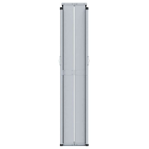 vidaXL Seitenmarkise Ausziehbar Schwarz 180x1200 cm