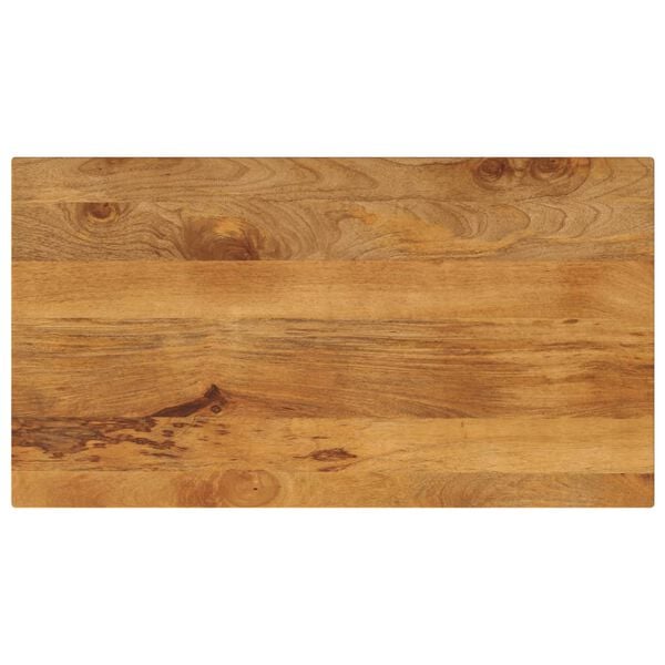 vidaXL Tischplatte 100x50x3,8 cm Rechteckig Massivholz Mango