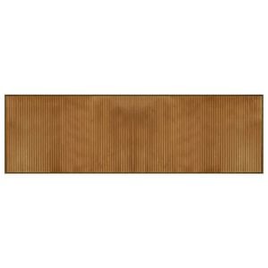 vidaXL Teppich Rechteckig Braun 60x200 cm Bambus