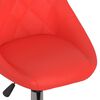 vidaXL Esszimmerst&uuml;hle 4 Stk. Drehbar Rot Kunstleder