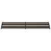 vidaXL Vordach Schwarz 240x75 cm PC
