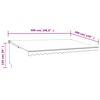 vidaXL Markise Einziehbar Creme 5x3 m Stoff und Aluminium