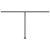 vidaXL Standmarkise Manuell Einziehbar 400x350 cm Creme