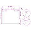 vidaXL Verdunkelungsrollo Hellgrau 145x150cm Stoffbreite 141,6cm
