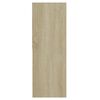 vidaXL B&uuml;cherregal Sonoma-Eiche 67x24x161 cm Holzwerkstoff