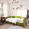 vidaXL Tagesbett mit Matratze USB Hellgr&uuml;n Samt 90x200 cm