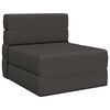 vidaXL Klappsofa Bett Dunkelgrau 70 x 80 x 60 cm Stoff