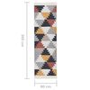 vidaXL Teppich Mehrfarbig 80x300 cm Baumwolle
