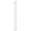 vidaXL Esstisch Beine V-Form 2 St&uuml;ck Wei&szlig; 80x(72-73,3) cm Stahl
