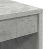 vidaXL Schreibtisch mit Schubladen 2 pcs Beton Grau