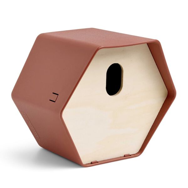 Capi Vogelh&auml;uschen Hive 2 19x23x20 cm Ovales Loch Braun