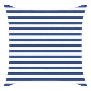 vidaXL Sonnensegel Blau und Wei&szlig; 2 x 2 m 100 % Polyester Oxford