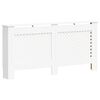 vidaXL Heizk&ouml;rperverkleidungen 2 Stk. Wei&szlig; 172&times;19&times;81,5 cm MDF