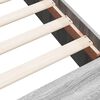 vidaXL Bettgestell Grau Sonoma 140x200 cm Holzwerkstoff