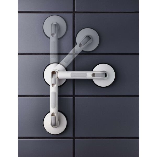 RIDDER Haltegriff mit Saugn&auml;pfen Premium Wei&szlig;