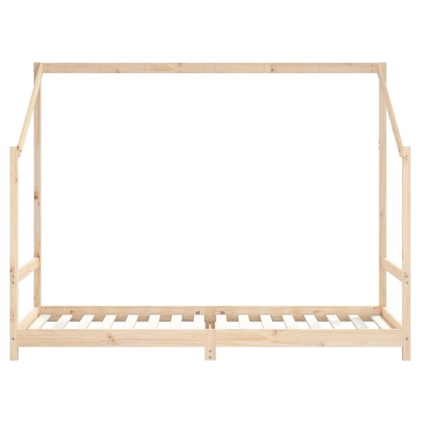 vidaXL Kinderbett 80x200 cm Massivholz Kiefer