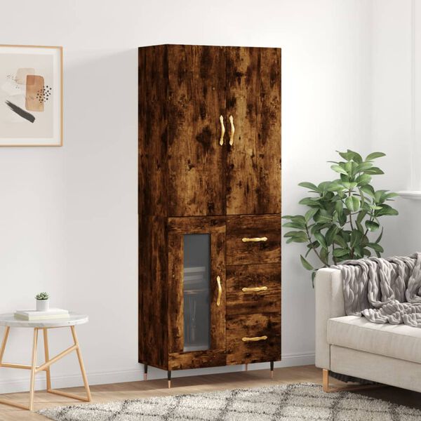 vidaXL Highboard R&auml;uchereiche 69,5x34x180 cm Holzwerkstoff