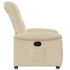 vidaXL Relaxsessel Creme Stoff