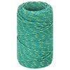 vidaXL Mehrzweck-Allzweckseil 2 mm 250 m Gr&uuml;n PP 27 kg Max. Traglast