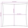 vidaXL Sonnensegel Oxford-Gewebe Quadratisch 2,5x2,5 m Beige