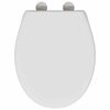 vidaXL Toilettensitz Wei&szlig; 44,8 x 37,3 x 4,2 cm Duroplast