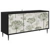 vidaXL TV-Schrank GOTHA 102 x 33 x 51 cm Schwarz Eichen-Optik