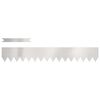 vidaXL Raseneinfassung 30 pcs Silber 100 x 0,05 x 15 cm Edelstahl