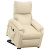 vidaXL Aufstehsessel Creme Stoff