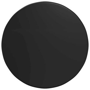 vidaXL Tischplatte &Oslash; 50 x 1,5 cm Rund Holzwerkstoff Schwarz