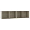vidaXL B&uuml;cherregal/TV-Schrank Sonoma-Eiche 143&times;30&times;36 cm