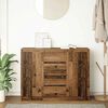 vidaXL Sideboard mit Schubladen Altholz-Optik 100,5x35x76 cm