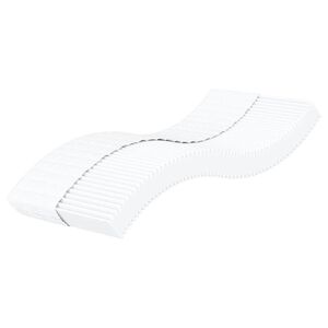 vidaXL Schaumstoffmatratze Wei&szlig; 90x210 cm H&auml;rtegrad H2 H3