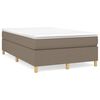 vidaXL Boxspringbettgestell Taupe 120x200 cm Stoff