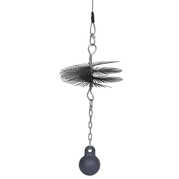 vidaXL Kaminbesen Rund 20 cm Durchmesser