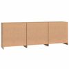 vidaXL Sideboard 3 pcs Artisan-Eiche 70 x 41 x 75 cm Holzwerkstoff