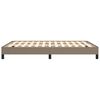 vidaXL Bettgestell ohne Matratze Taupe 140x190 cm Stoff