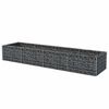vidaXL Gabionen-Hochbeet Stahl 360&times;90&times;50 cm