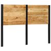 vidaXL Kopfteil 140 cm Massivholz Akazie und Eisen