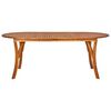 vidaXL 7-teiliges Garten-Ess-Set 201 x 100 cm Massivholz Akazie
