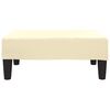 vidaXL Fu&szlig;hocker Creme 78x56x32 cm Kunstleder