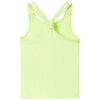 Kinder-Tanktop Neongelb 104