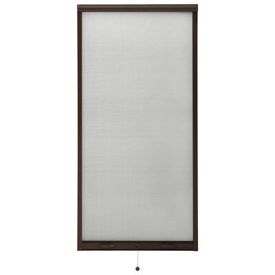 vidaXL Insektenschutzrollo für Fenster Braun 80x170 cm